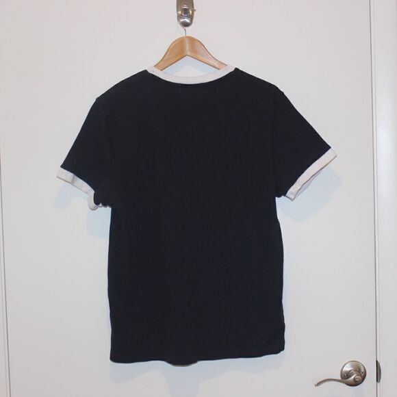 French Connection Navy Blue top Women Large - Picture 7 of 11